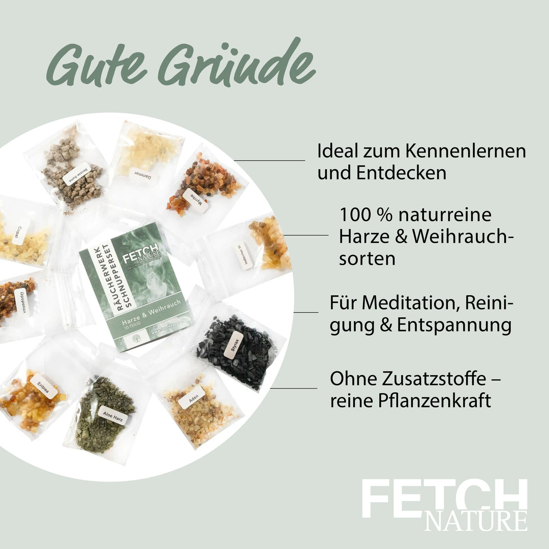 Schnupperset „Harze & Weihrauch“