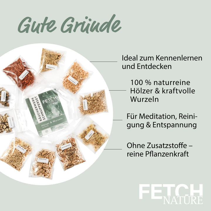 Schnupperset „Hölzer & Wurzeln“