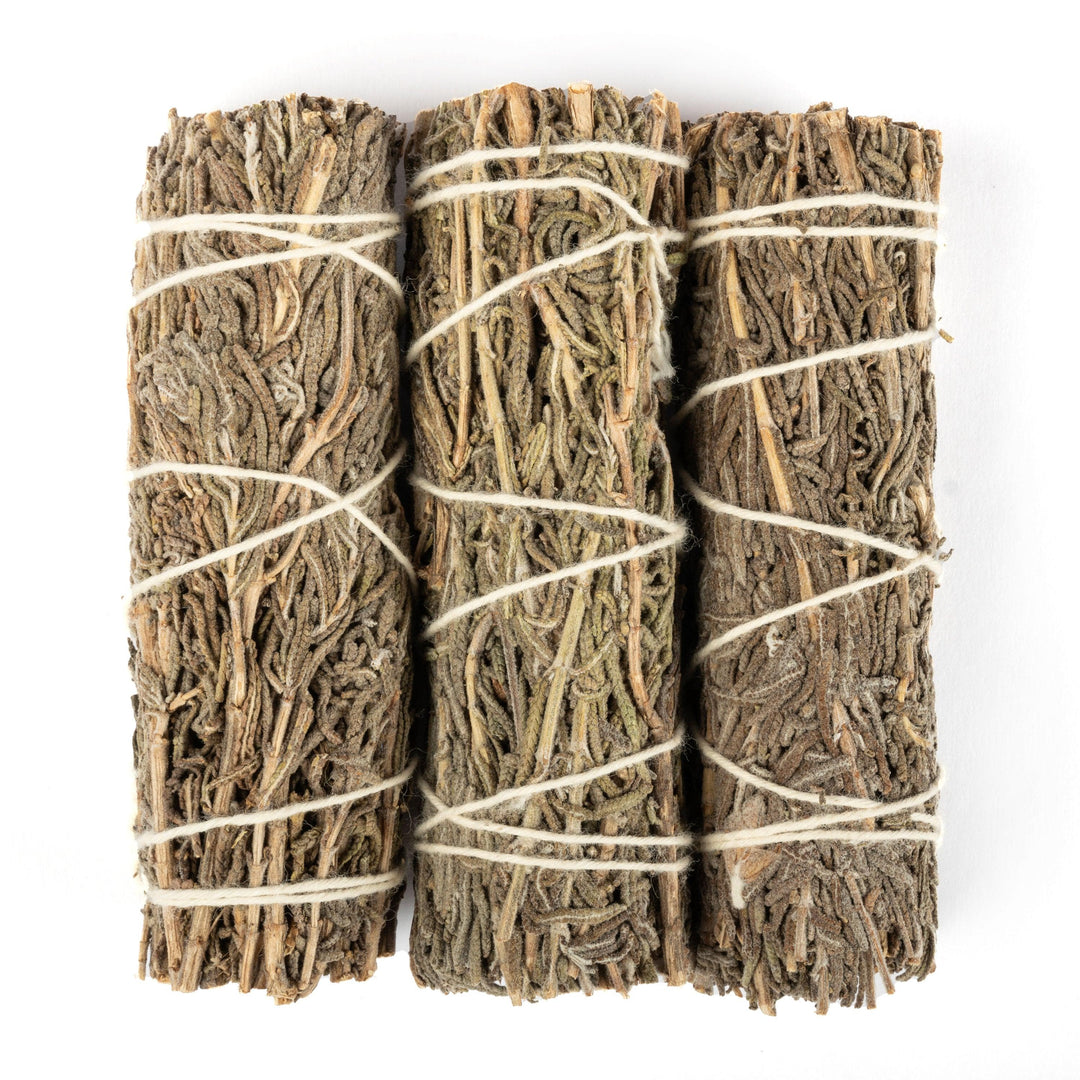 Incense bundle set: white sage, mugwort &amp; lavender, 3 pieces