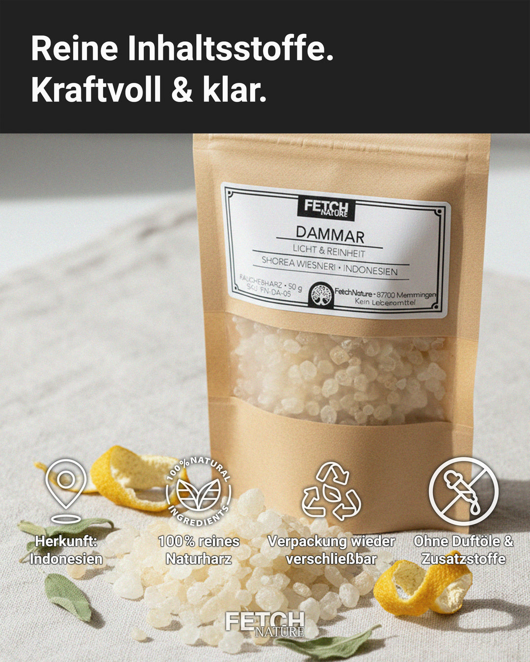 Dammar Räucherharz 50g