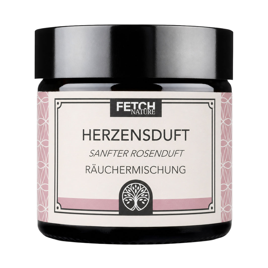 Herzensduft Räuchermischung mit Rosenblüten, Räucherwerk