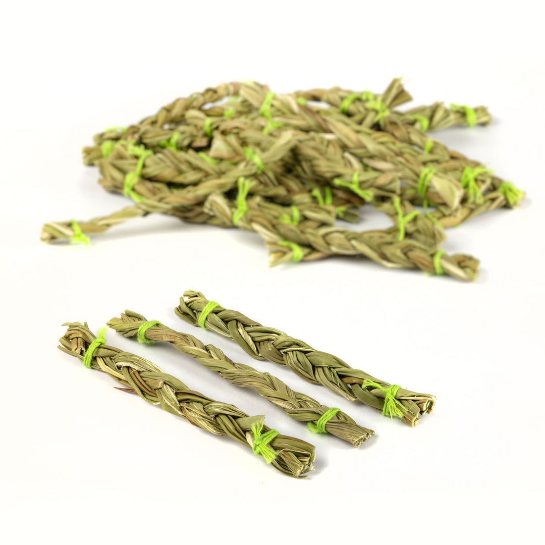Sweetgrass incense bundle, 3 pieces, approx. 11-12cm