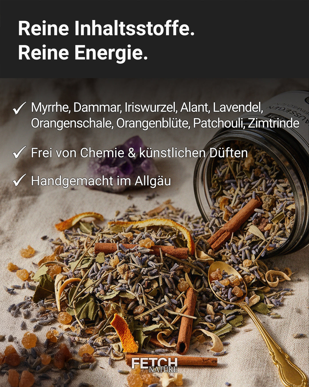 Mindfulness incense blend - achieve inner peace and serenity