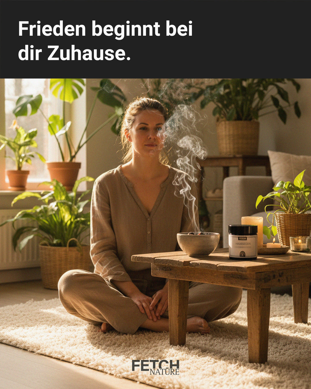 Mindfulness incense blend - achieve inner peace and serenity