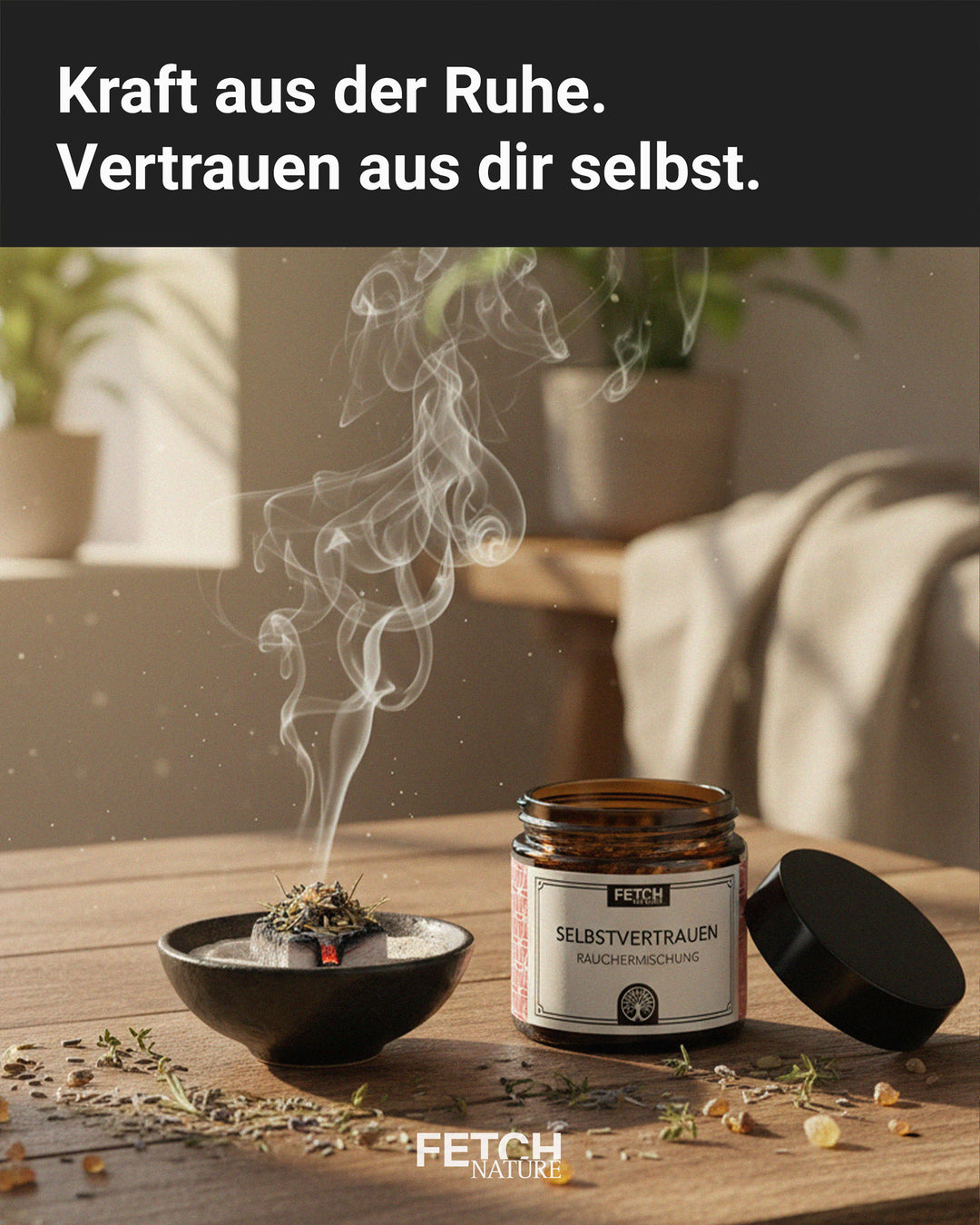 Courage &amp; Self-Confidence Incense Blend - Strengthen your courage and self-confidence